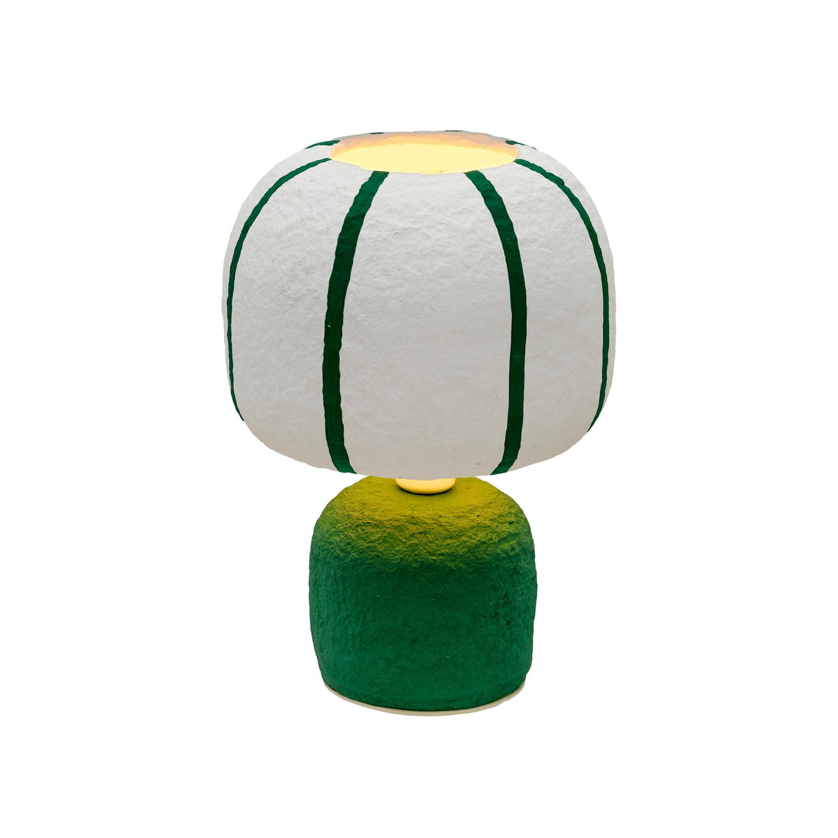 TOV Margate Green Cotton Mache Table Lamp