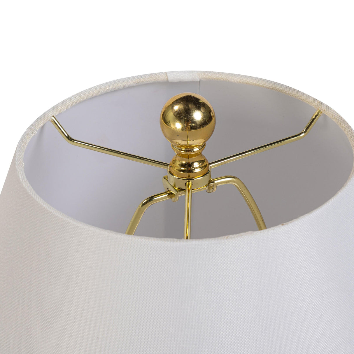 TOV Sardine White &amp; Blue Ceramic Table Lamp