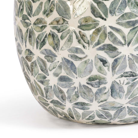 TOV Yaya Green Capiz Shell Table Lamp