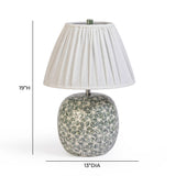 TOV Yaya Green Capiz Shell Table Lamp