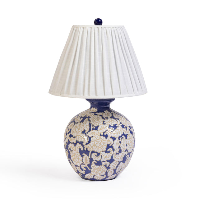 TOV Diana Blue &amp; White Table Lamp