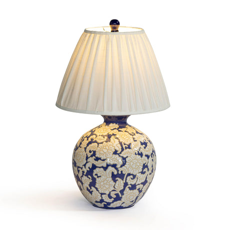 TOV Diana Blue &amp; White Table Lamp