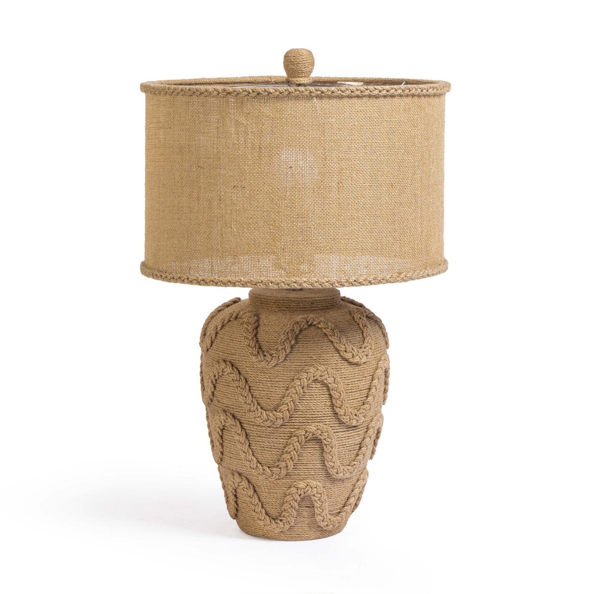 TOV Baha Natural Bamboo Jute Table Lamp