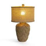 TOV Baha Natural Bamboo Jute Table Lamp