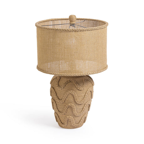 TOV Baha Natural Bamboo Jute Table Lamp