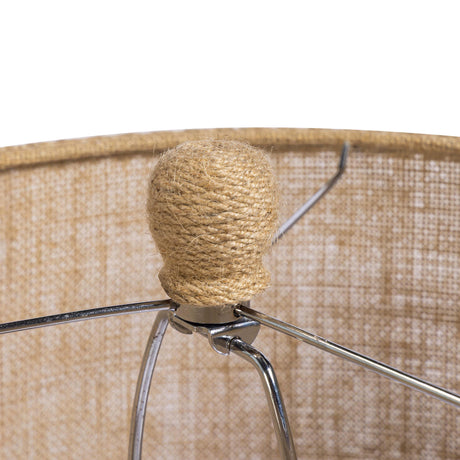 TOV Baha Natural Bamboo Jute Table Lamp