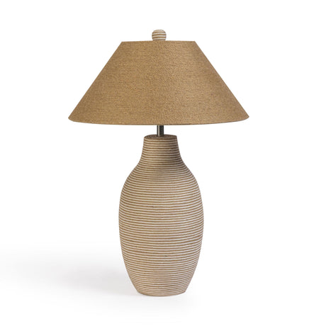 TOV Tanga Natural Jute and Cotton Table Lamp