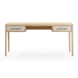 TOV Hera 62'' Natural Washed Executive Desk