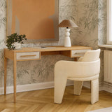 TOV Hera 62'' Natural Washed Executive Desk