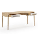 TOV Hera 62'' Natural Washed Executive Desk