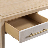 TOV Hera 62'' Natural Washed Executive Desk