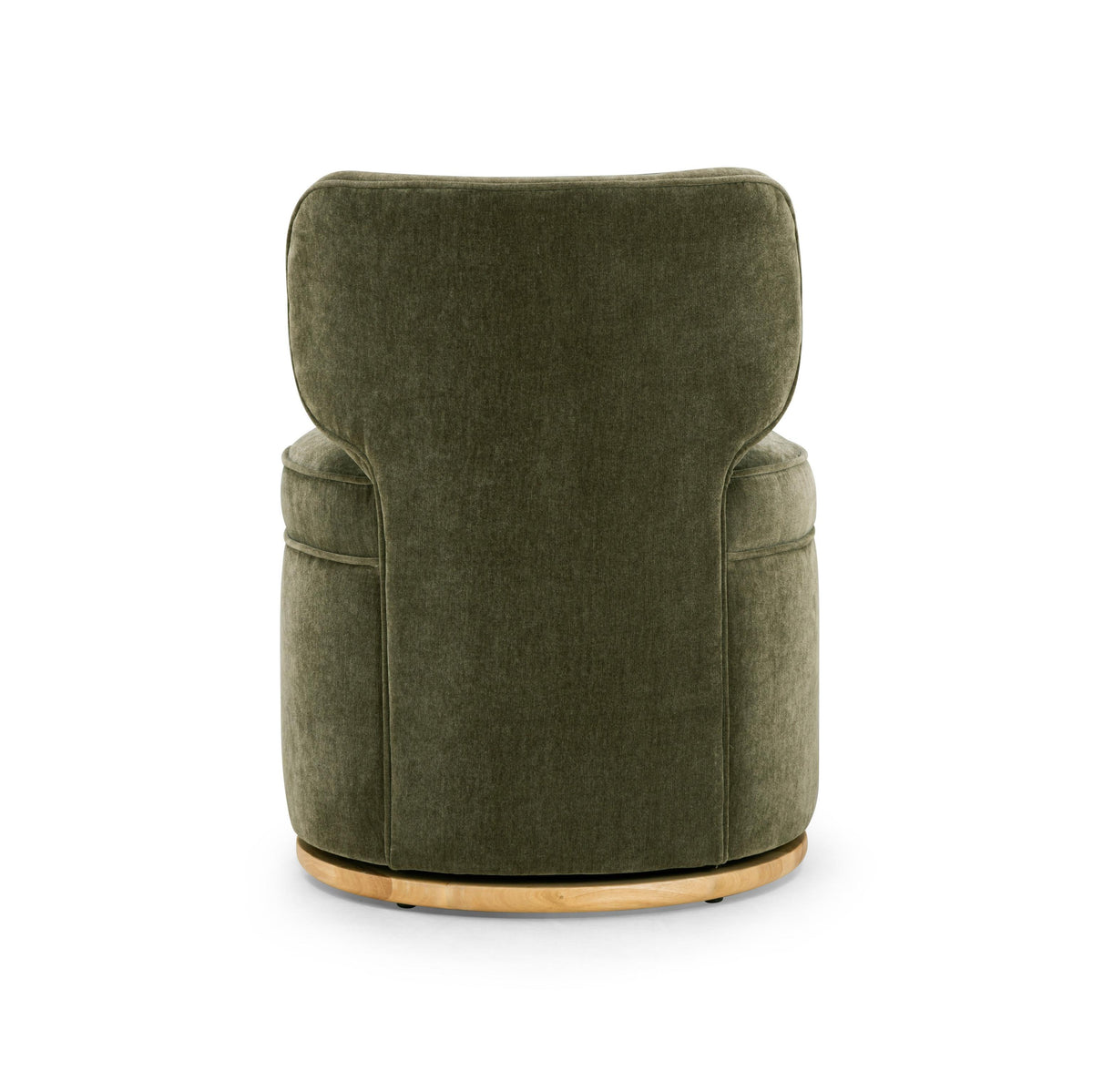 TOV Amaya Green Upcycled Contract-Grade Chenille Swivel Desk Chair