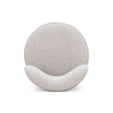 TOV Amaya Grey Textured Performance Fabric Swivel Desk Chair