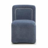 TOV Dolce Performance Velvet Rolling Desk Chair