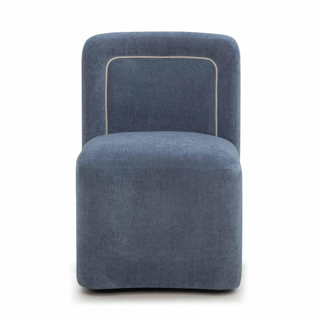 TOV Dolce Performance Velvet Rolling Desk Chair