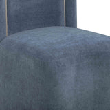 TOV Dolce Blue Rolling Desk Chair