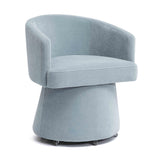 TOV Kristen Upcycled Contract-Grade Chenille Rolling Desk Chair