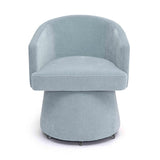 TOV Kristen Upcycled Contract-Grade Chenille Rolling Desk Chair