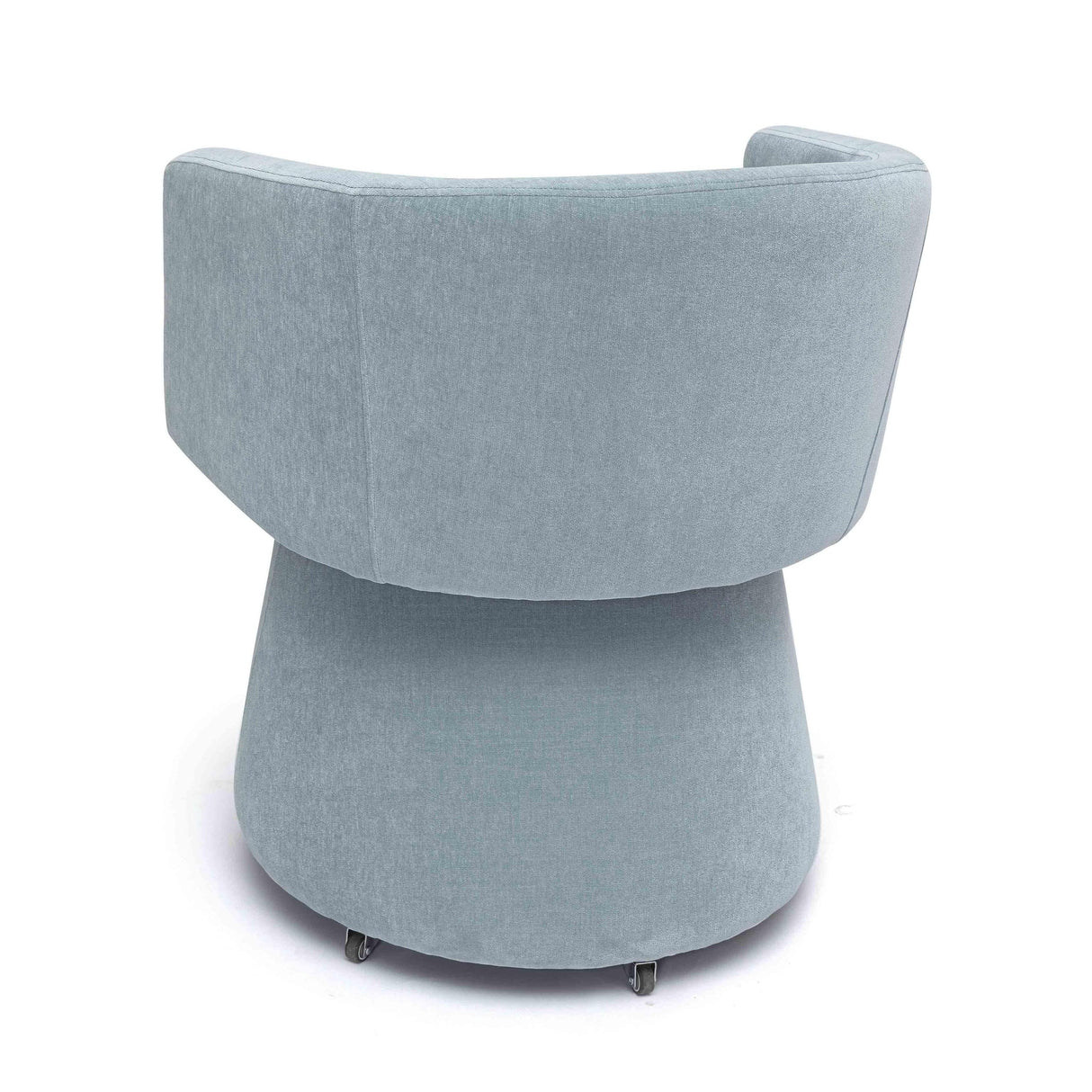 TOV Kristen Upcycled Contract-Grade Chenille Rolling Desk Chair