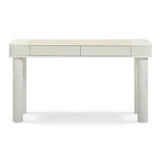 TOV Sarah 55" Cream 2-Drawer Executive Work Desk
