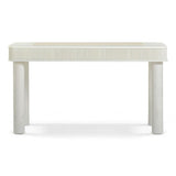 TOV Sarah 55" Cream 2-Drawer Executive Work Desk