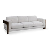 TOV Elyn 91" Cream Contract-Grade Boucle Sofa