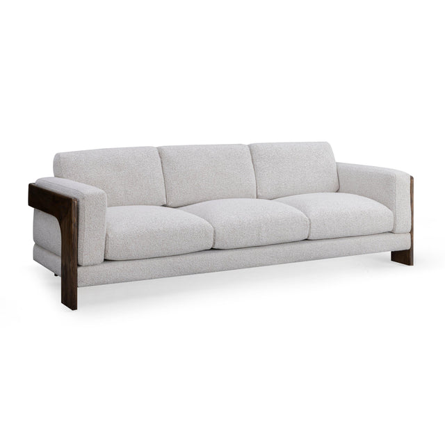 TOV Elyn 91" Cream Contract-Grade Boucle Sofa