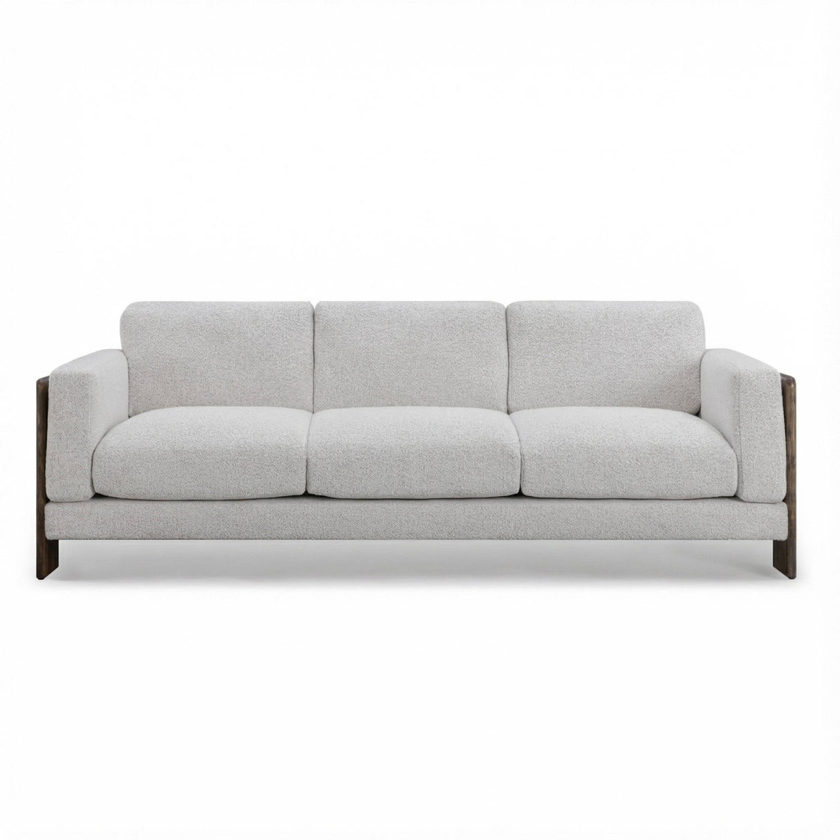 TOV Elyn 91" Cream Contract-Grade Boucle Sofa