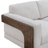 TOV Elyn 91" Cream Contract-Grade Boucle Sofa