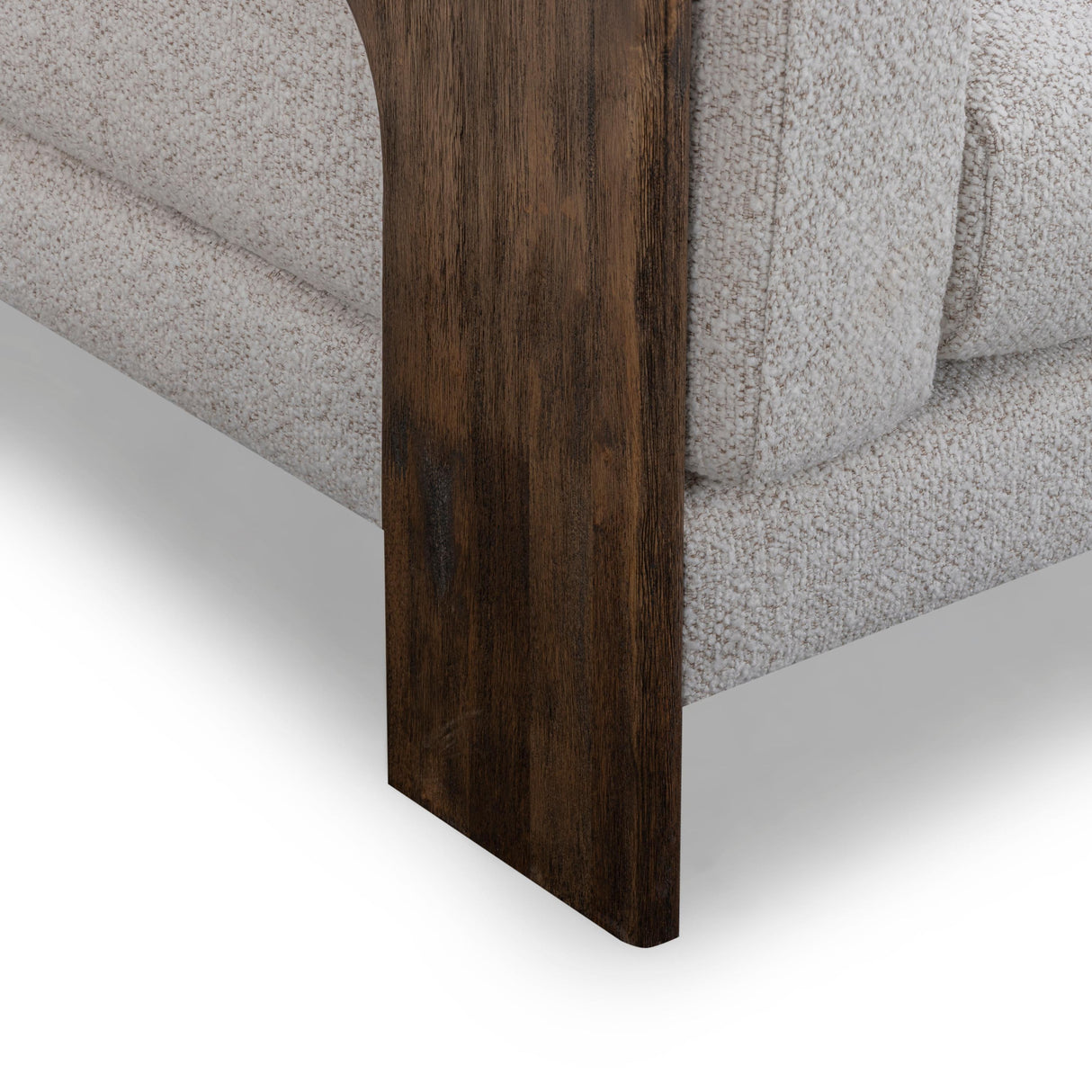 TOV Elyn 91" Cream Contract-Grade Boucle Sofa