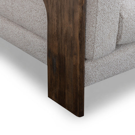 TOV Elyn 91" Cream Contract-Grade Boucle Sofa