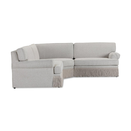 TOV Yvette 3-Piece Warm Grey Performance Boucle L-Sectional