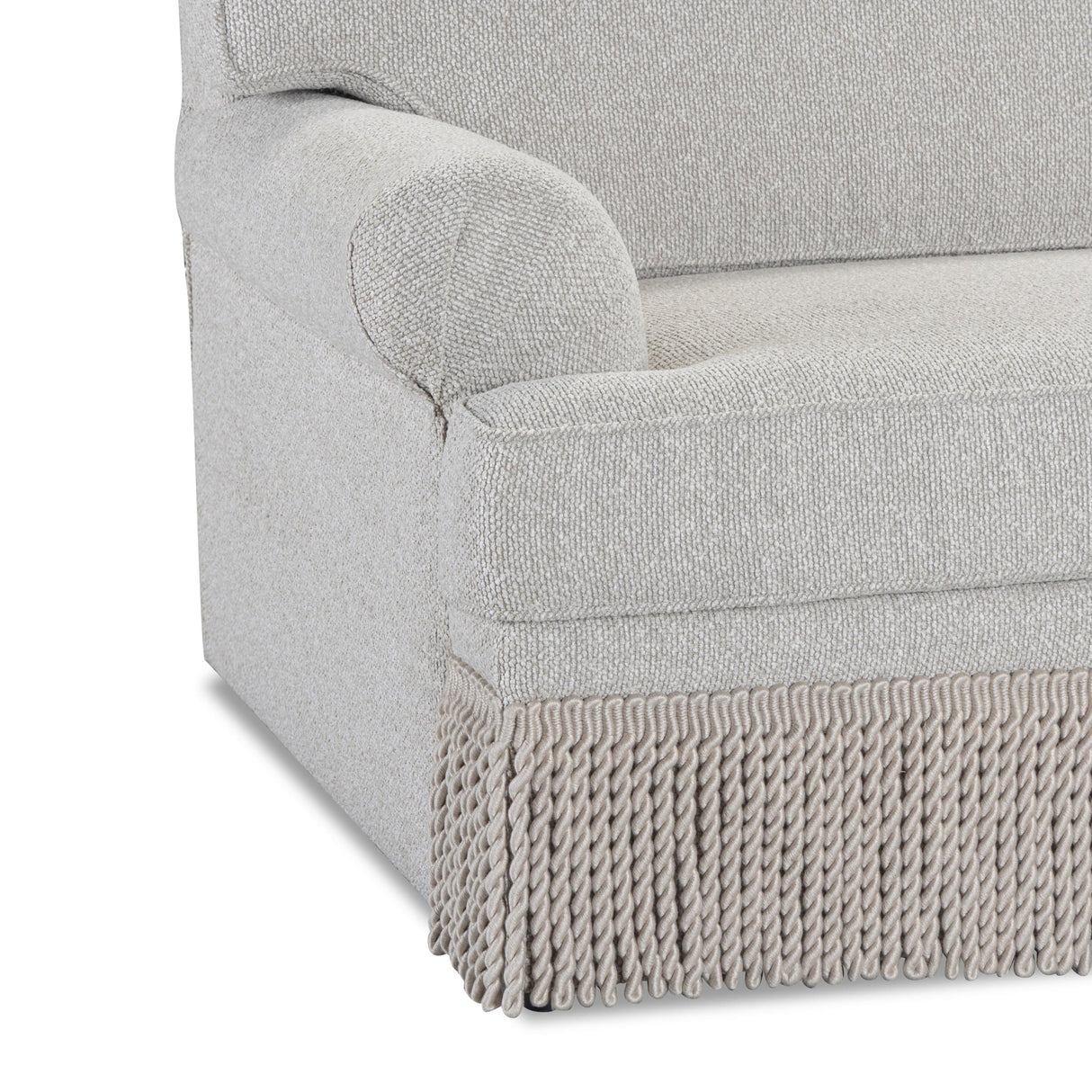 TOV Yvette 3-Piece Warm Grey Performance Boucle L-Sectional
