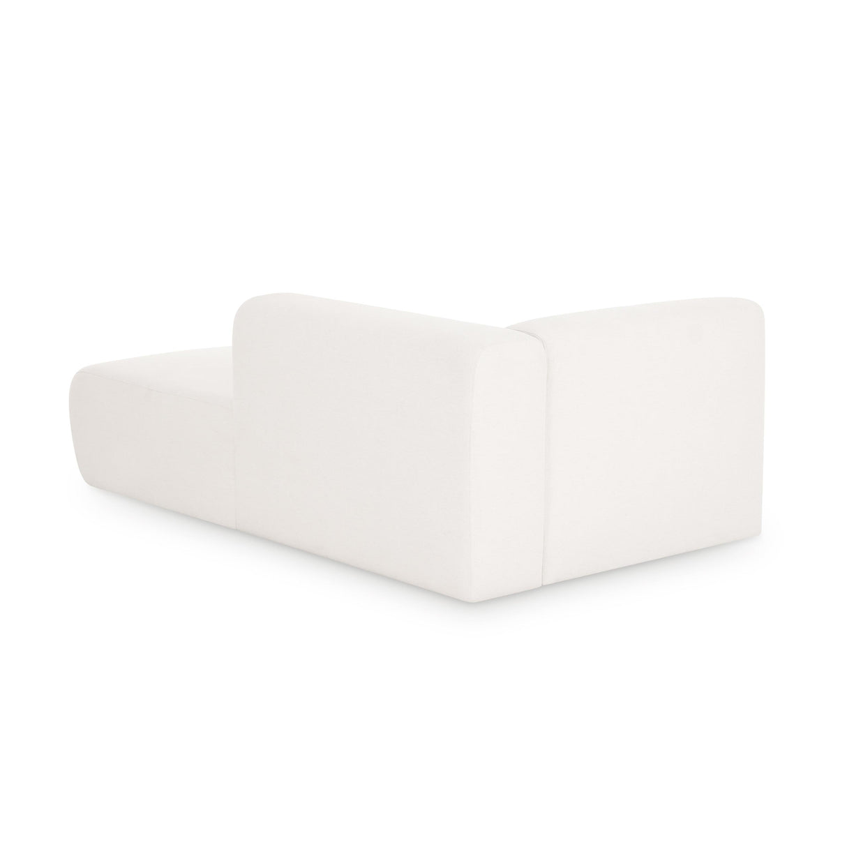 TOV Tarra Cream Performance Chenille Modular Chaise