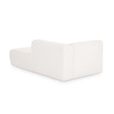 TOV Tarra Cream Performance Chenille Modular Chaise