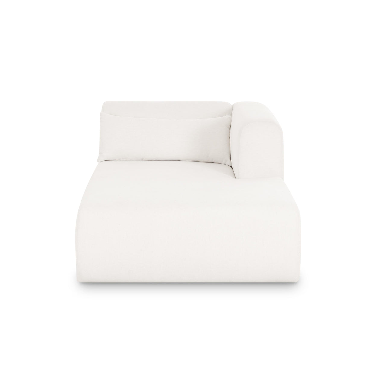 TOV Tarra Cream Chenille Modular RAF Chaise