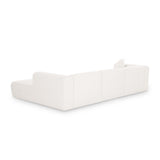 TOV Tarra 3-Piece Cream Performance Chenille Modular Sectional