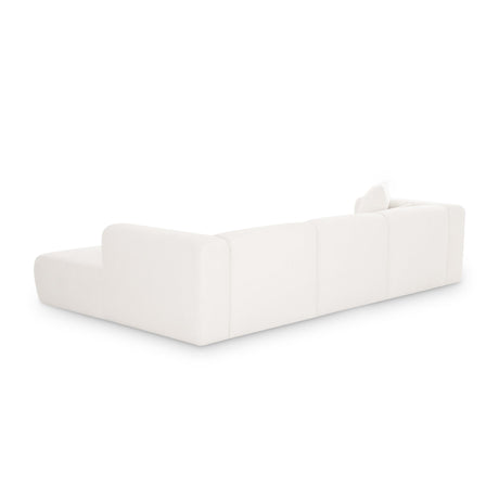 TOV Tarra 3-Piece Cream Performance Chenille Modular Sectional