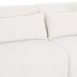 TOV Tarra 3-Piece Cream Performance Chenille Modular Sectional