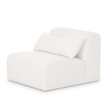 TOV Tarra Cream Performance Chenille Modular Armless Chair