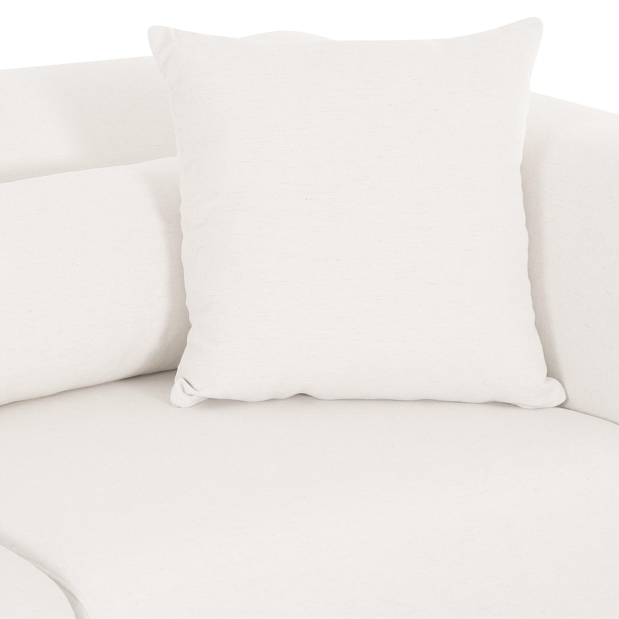 TOV Tarra 4-Piece Cream Performance Chenille Modular U-Sectional