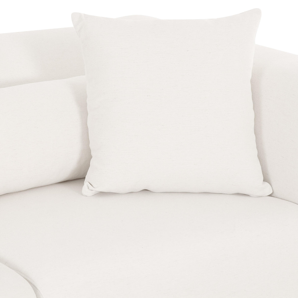 TOV Tarra 4-Pc Cream Chenille Modular U-Sectional