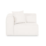 TOV Tarra Cream Performance Chenille Modular Corner Chair