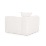 TOV Tarra Cream Performance Chenille Modular Corner Chair