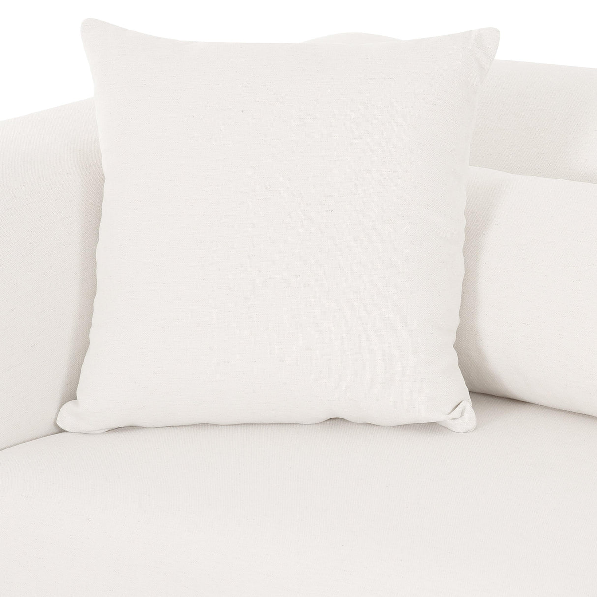 TOV Tarra Cream Performance Chenille Modular Corner Chair