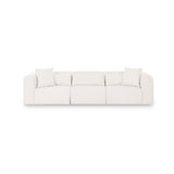 TOV Tarra 118" Cream Performance Chenille Modular Sofa
