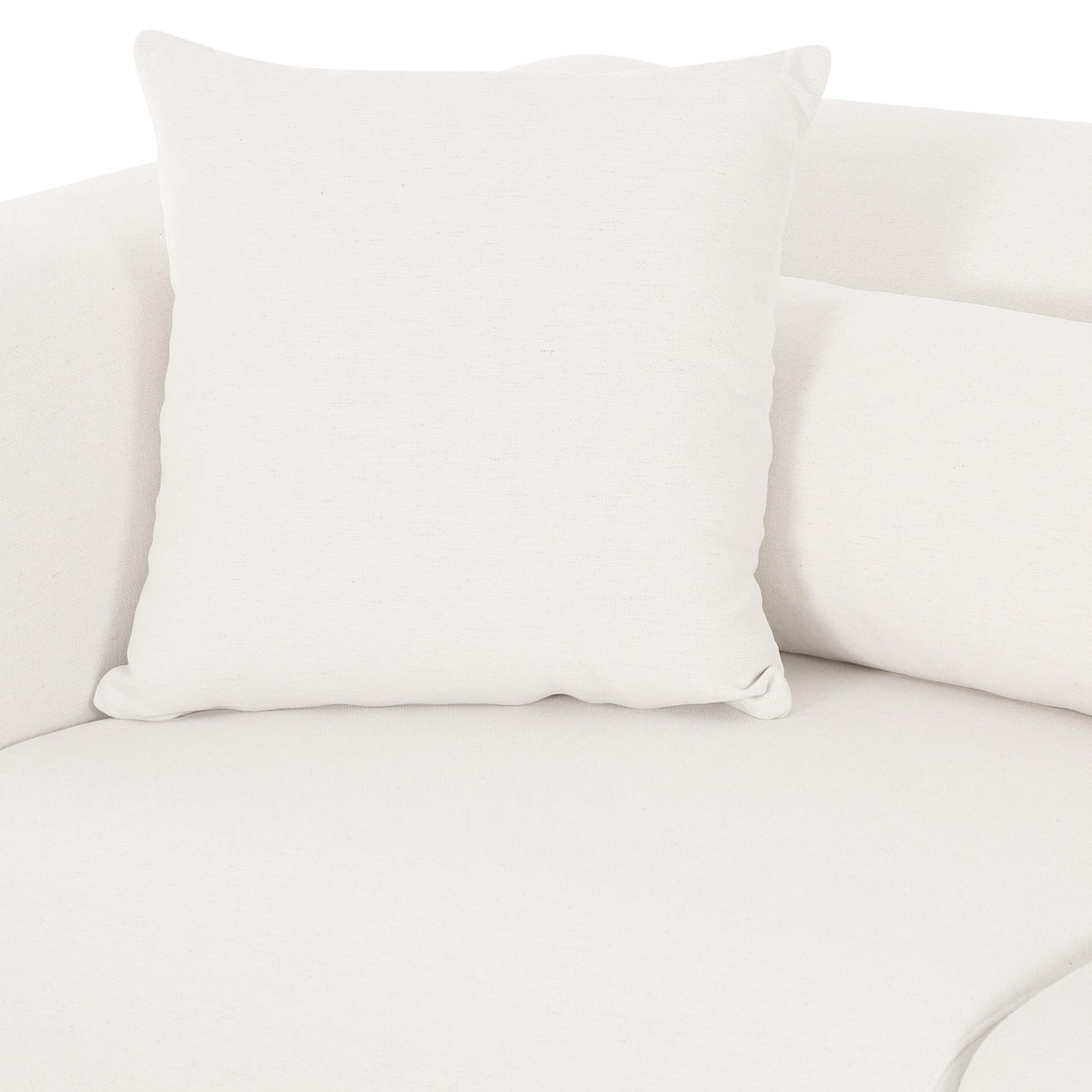 TOV Tarra Cream Chenille Modular Sofa