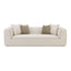 TOV Tristine 96" Cream Contract-Grade Linen Sofa