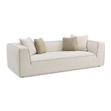 TOV Tristine 96" Cream Contract-Grade Linen Sofa