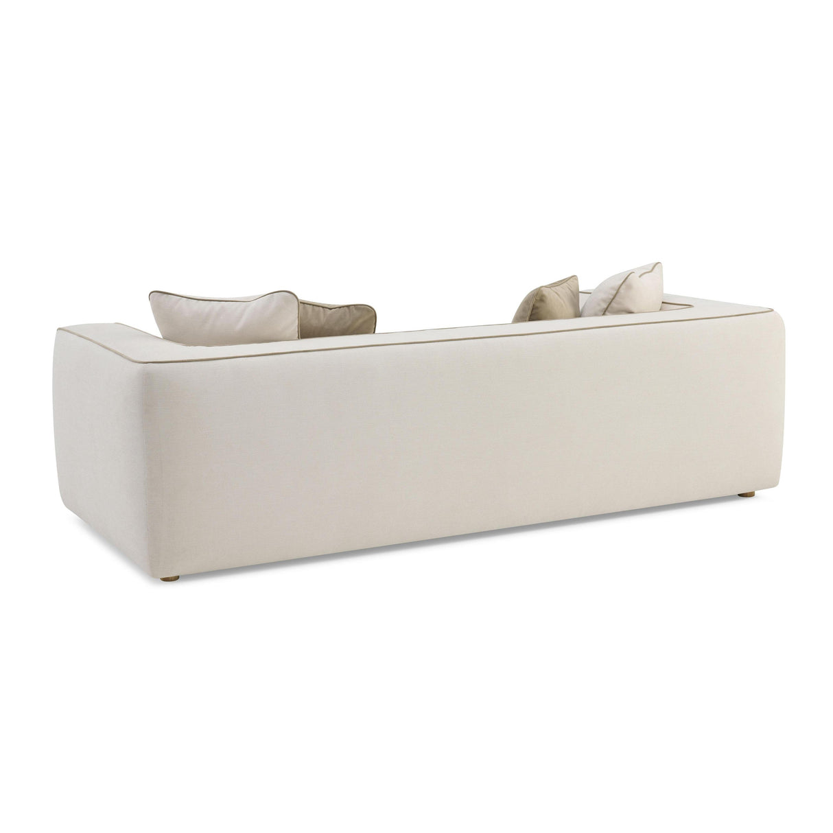 TOV Tristine 96" Cream Contract-Grade Linen Sofa
